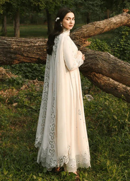 Lawn-3PC Sequence Embroidered With Khadi Net Embroidered Dupatta-5249 - QQ