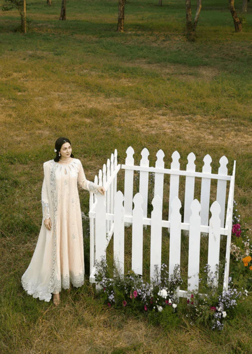 Lawn-3PC Sequence Embroidered With Khadi Net Embroidered Dupatta-5249