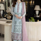 Lawn 3PC Embroidered With Chiffon Embroidered Dupatta-5156