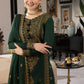 Lawn 3PC Embroidered With Chiffon Embroidered Dupatta-5022