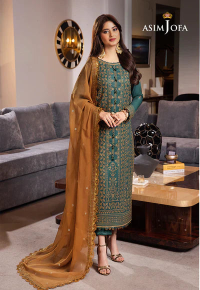 Dhanak 3PC Embroidered Q0344