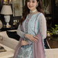 Lawn 3PC Embroidered With Chiffon Embroidered Dupatta-5156