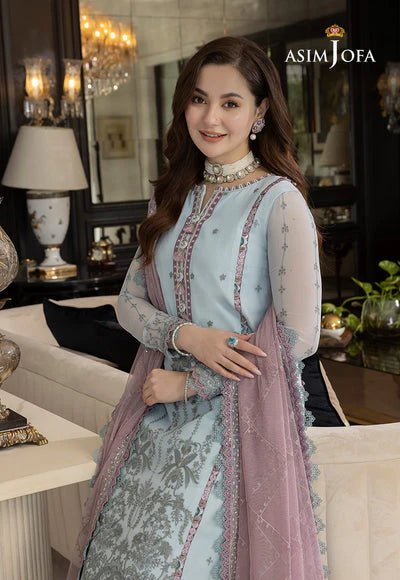 Lawn 3PC Embroidered With Chiffon Embroidered Dupatta-5156 - QQ