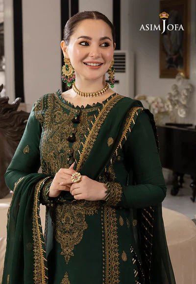 Lawn 3PC Embroidered With Chiffon Embroidered Dupatta-5022 - QQ