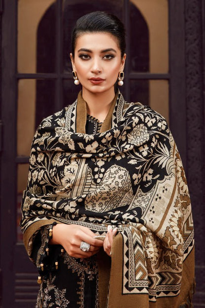 Lawn-3PC Embroidered Shirt with Digital Printed Jacquard Dupatta-1171 - QQ