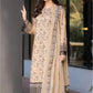 Dhanak-3PC Embroidered Shirt with Chiffon Embroidered Dupatta-3397
