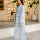 Lawn-3PC Embroidered with Digital Printed Jacquard Dupatta-5200