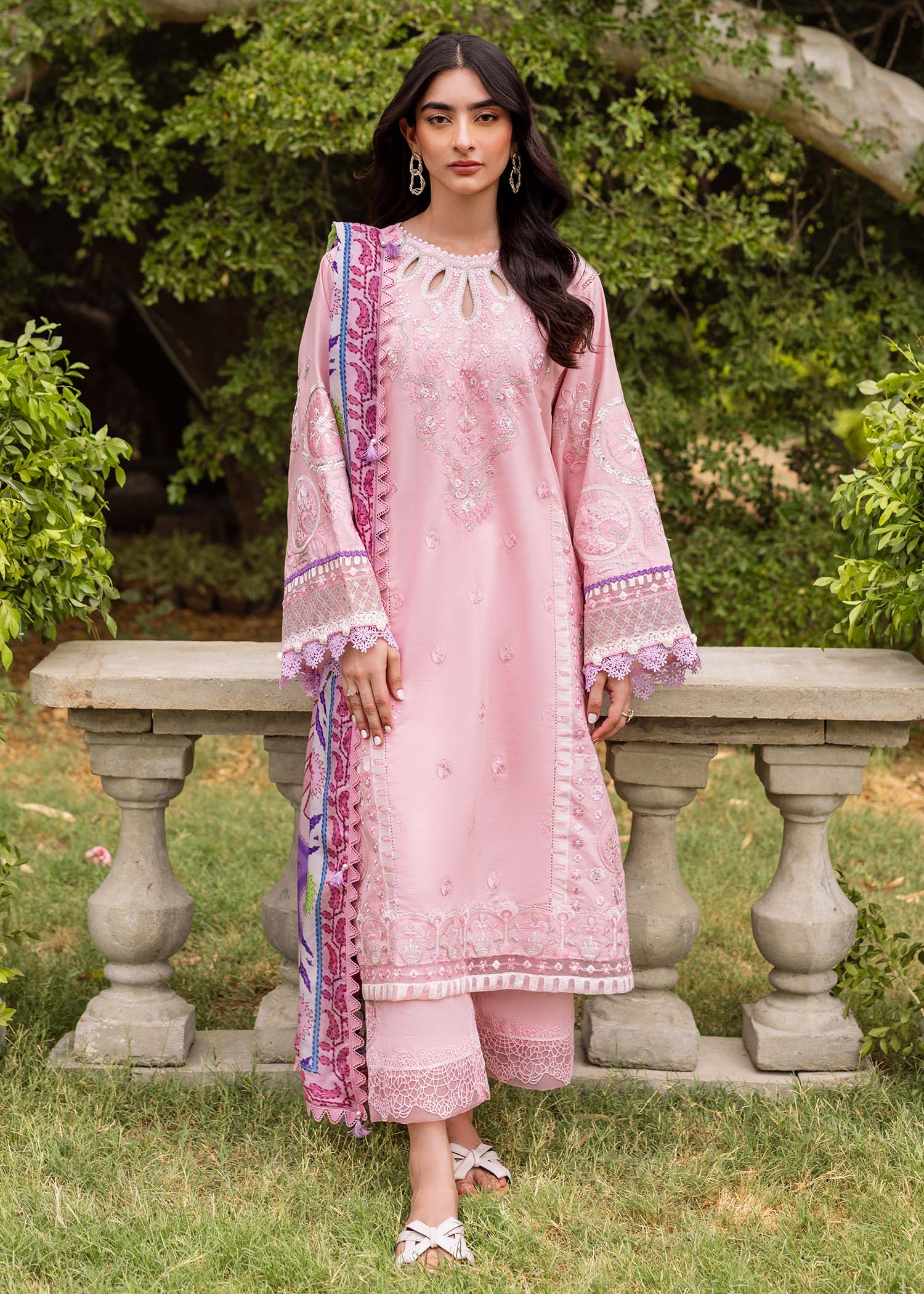 Dhanak 3PC Embroidered Q0271