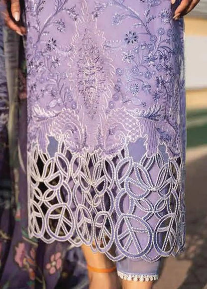 Dhanak-3PC Embroidered Shirt with Digital Printed Wool Shawl -362 - QQ