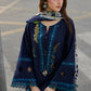 3PC Lawn Embroidered Shirt With Digital Printed Jacquard Dupatta- 5037
