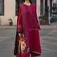Lawn-3PC Embroidered Shirt with Digital Printed Jacquard Dupatta-5069