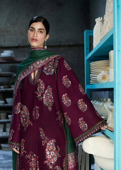 Lawn-3PC Embroidered Shirt With Digital Printed Jauqard Dupatta-5119 - QQ
